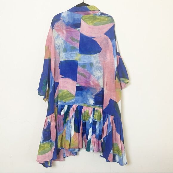 Avenue/ Zim & Zoe Splash Print Tunic, Size 22/24 - Picture 9 of 13